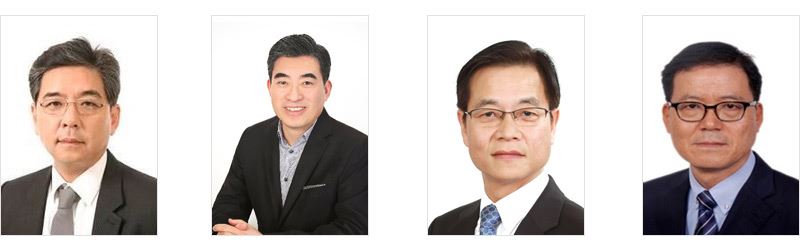 V.l.n.r.: Jaehoon (Jay) Chang, Jaiwon Shin, Saehoon Kim en Kyu Oh Lee.
