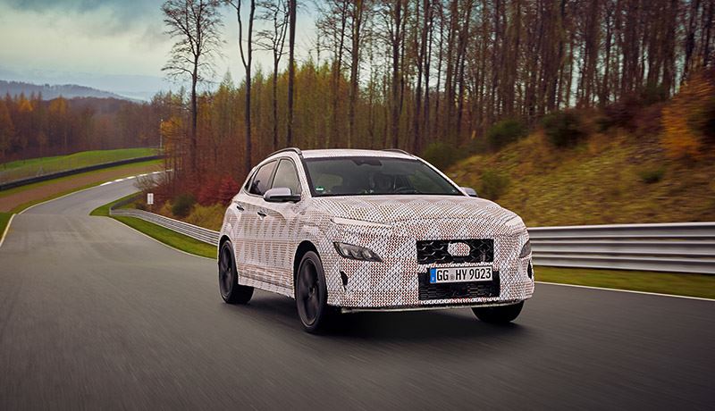 De Hyundai KONA N is uitgerust met Launch Control voor een ongekende acceleratie.