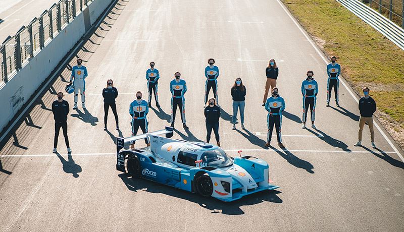 Forze Hydrogen Racing houdt zich al sinds 2007 bezig met emissievrij racen. Het team is ontstaan vanuit de TU Delft en bestaat uit ruim zestig studenten.