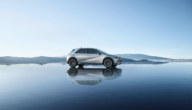 De IONIQ 5 is een van de volledig elektrische auto’s van Hyundai.