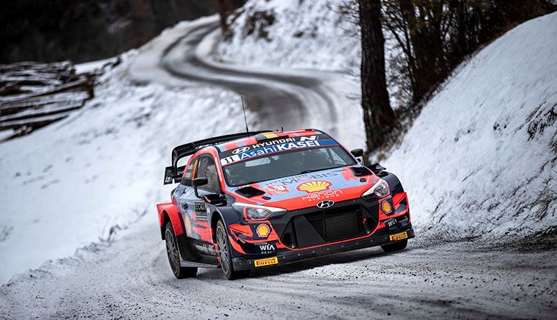 Met de 380 pk sterke rallyauto i20 WRC is Hyundai zeer succesvol in het WK Rally.