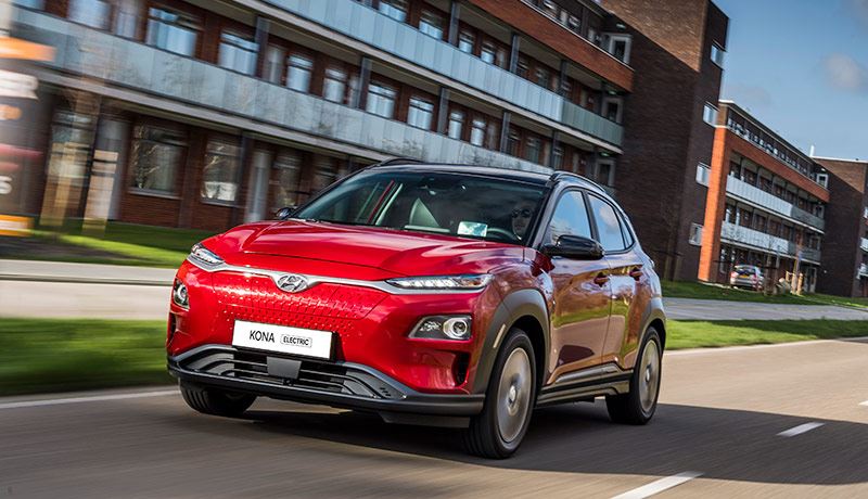De Hyundai KONA Electric.