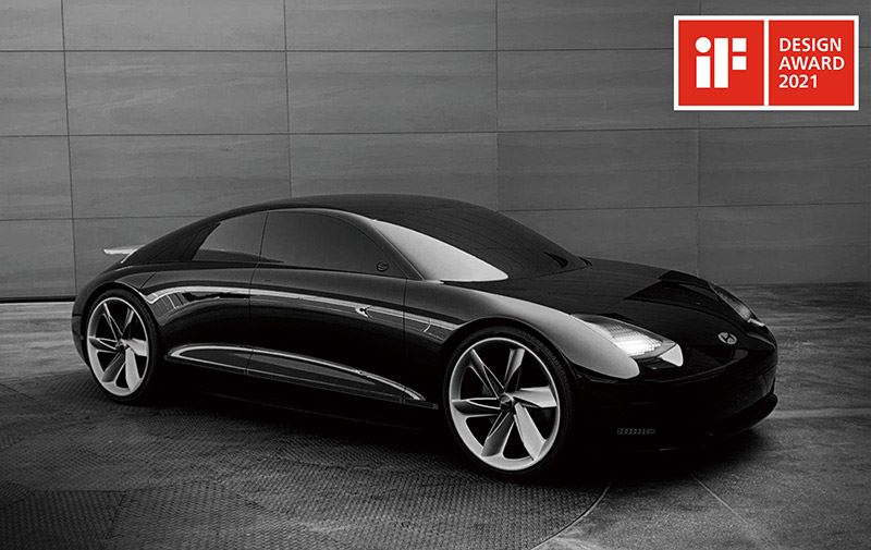 De concept car Hyundai Prophecy werd onderscheiden met een iF Design Award 2021.