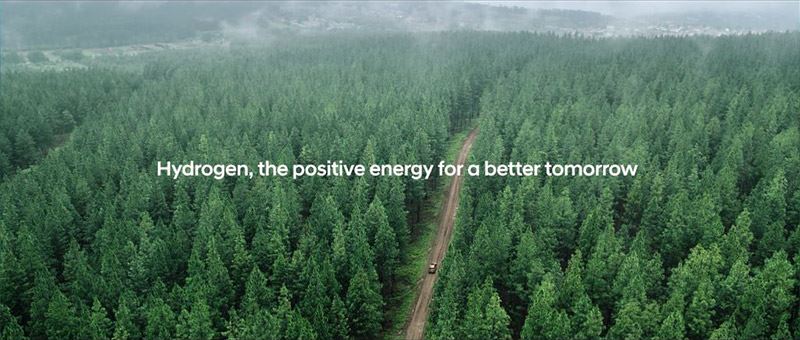 Hyundai streeft naar een samenleving zonder uitstoot, de waterstofmaatschappij.