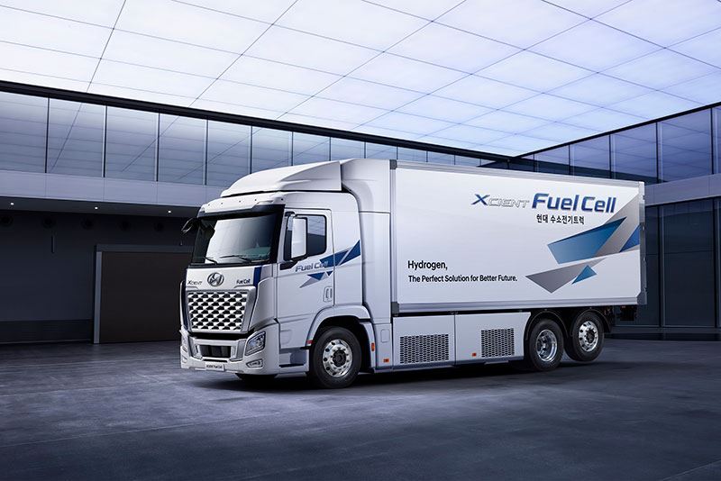 Waterstoftruck Hyundai XCIENT Fuel Cell.