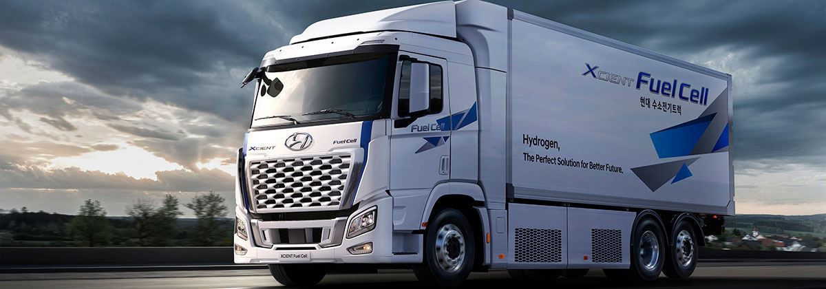 Hyundai presenteert vernieuwde waterstoftruck