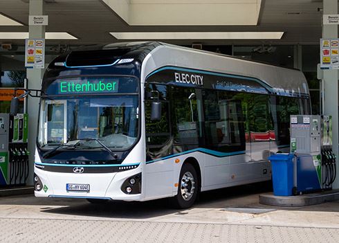 Hyundai doet pilot met waterstof-elektrische stadsbussen