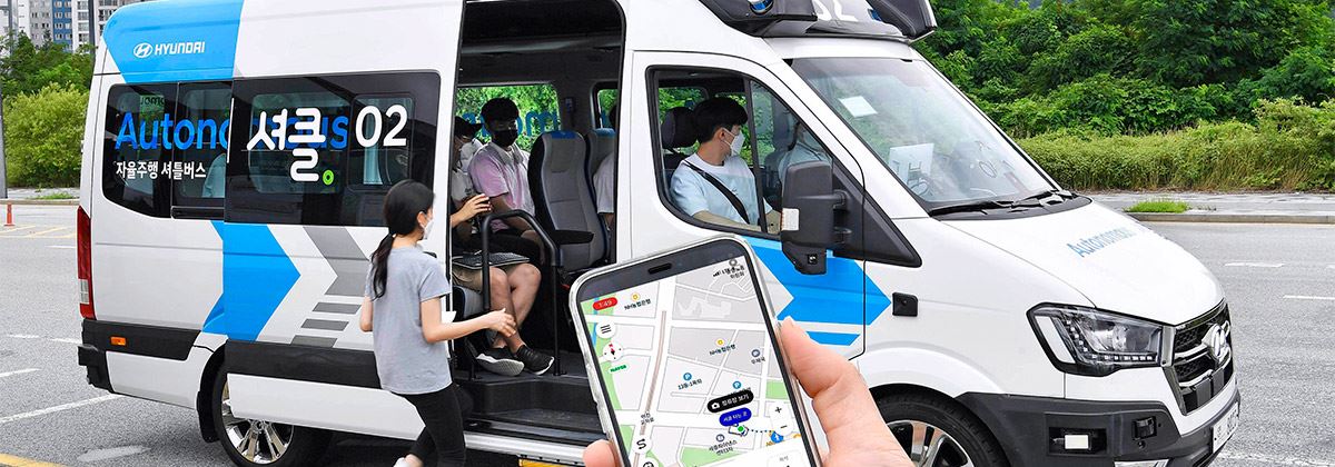 Hyundai houdt praktijkproef met ‘RoboShuttle’-service in Korea