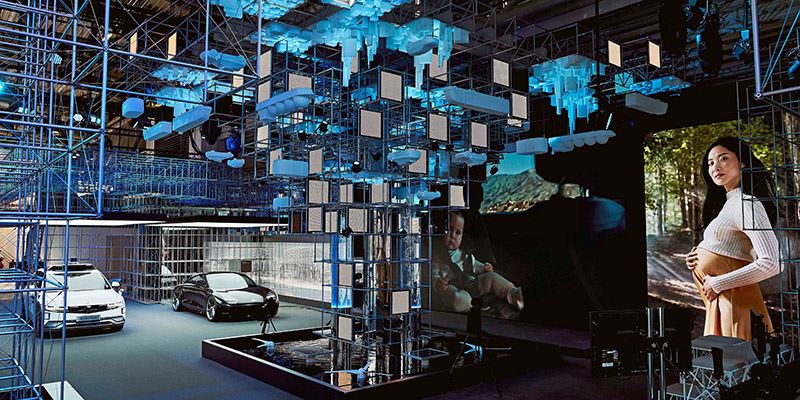 Hyundai op de IAA Mobility 2021 in Duitsland.