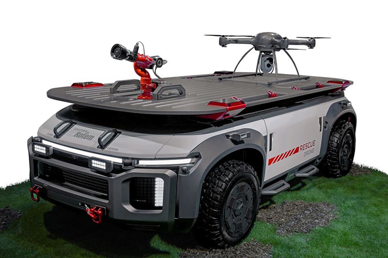 De Rescue Drone van Hyundai.