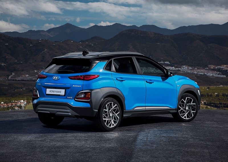 De nadruk bij de Hyundai KONA Hybrid ligt op een zo laag mogelijk benzineverbruik.