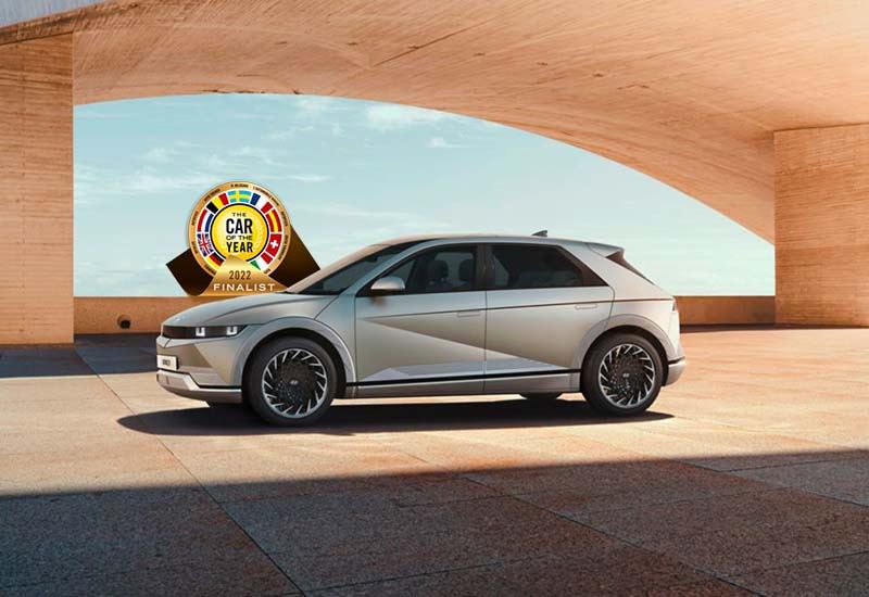 De IONIQ 5 is genomineerd voor de Europese titel Car of the Year 2022.