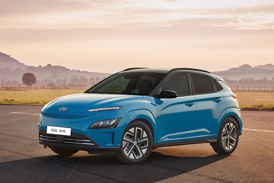 De volledig elektrische KONA Electric van Hyundai met lithium-ion-polymeerbatterijpakket.