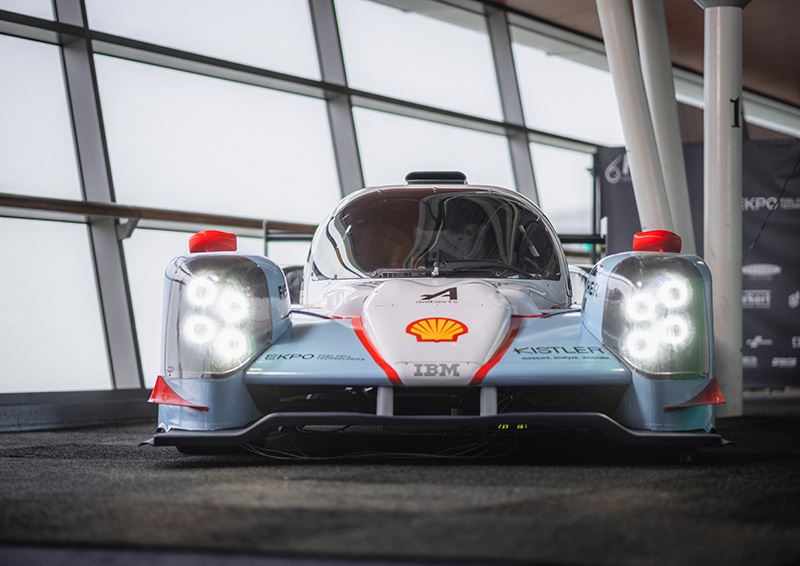 Bij de ontwikkeling van zijn waterstofraceauto Forze IX kreeg Forze Hydrogen Racing hulp van Hyundai (foto Hexashots).