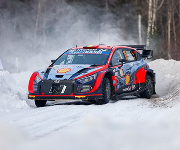 Klinkende podiumplaats in de Rally van Zweden