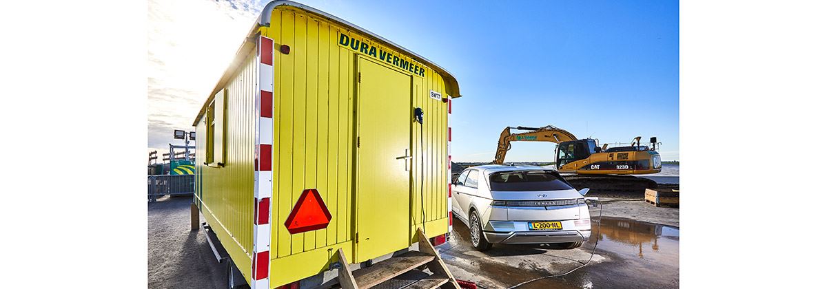 Pilot emissieloze bouwkeet krijgt een vervolg