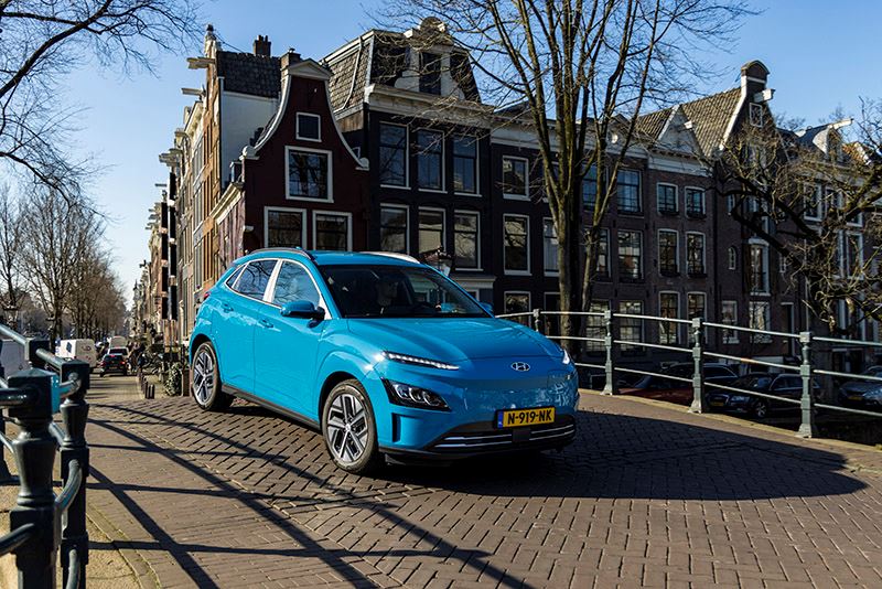 De vernieuwde Hyundai KONA Electric.