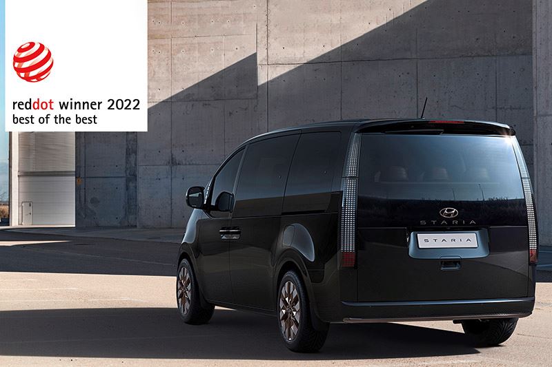 De Hyundai STARIA is beloond met een Red Dot Design Award.