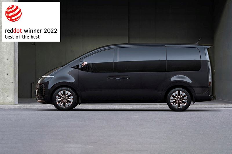 De Hyundai STARIA is beloond met een Red Dot Design Award.