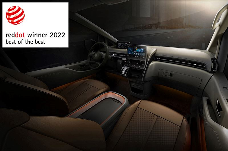 De Hyundai STARIA is beloond met een Red Dot Design Award.