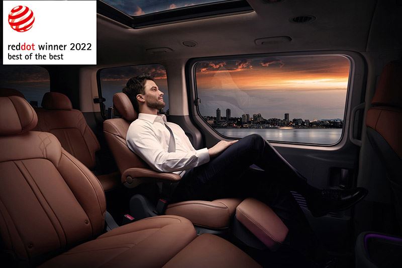 De Hyundai STARIA is beloond met een Red Dot Design Award.