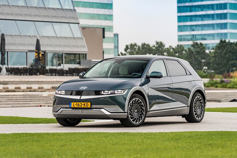 De volledig elektrische IONIQ 5 van Hyundai.