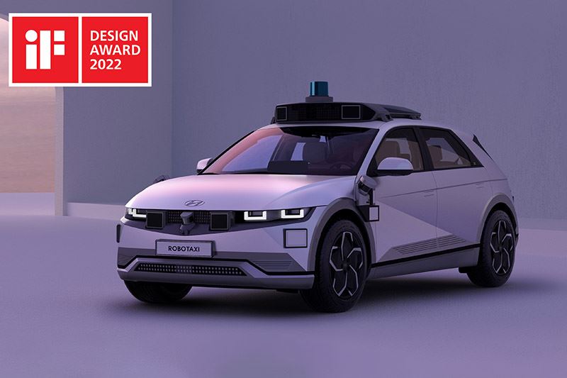 De IONIQ 5-robotaxi van Hyundai.