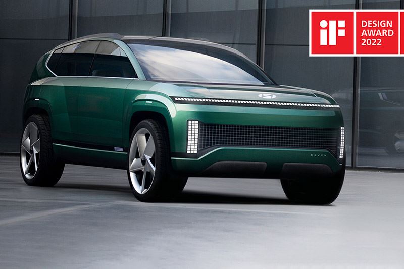 De concept car SEVEN van Hyundai.