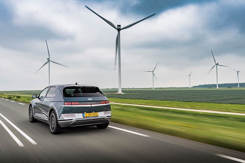 De IONIQ 5 van Hyundai.