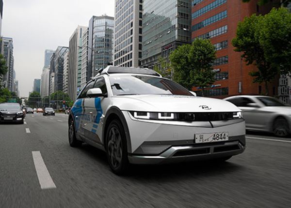 Te zien in Gangnam: de zelfrijdende taxi van Hyundai