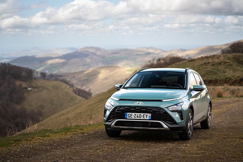 In een Hyundai BAYON naar Bayonne.