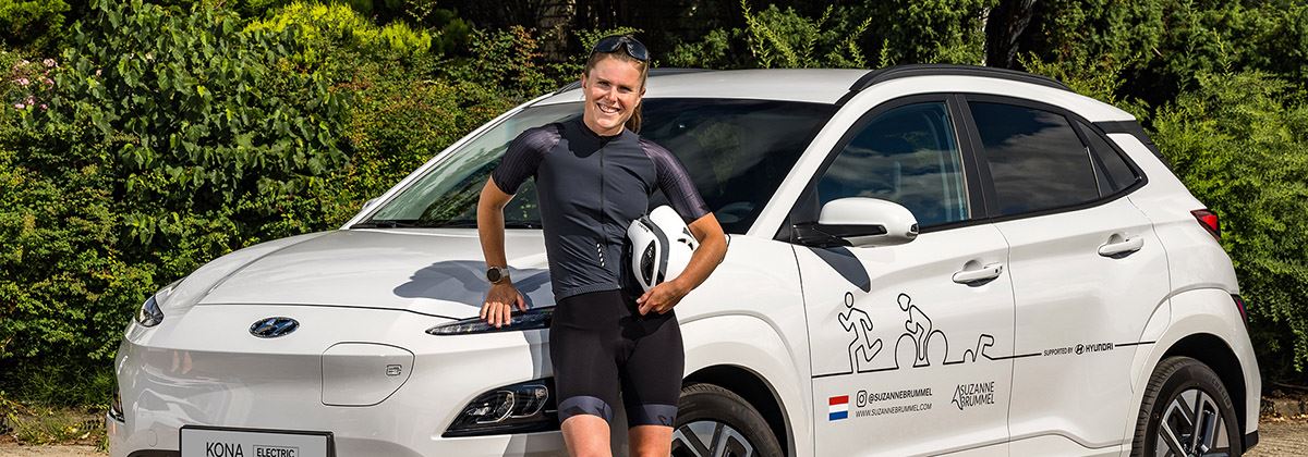 Suzanne Brummel rijdt Hyundai KONA Electric