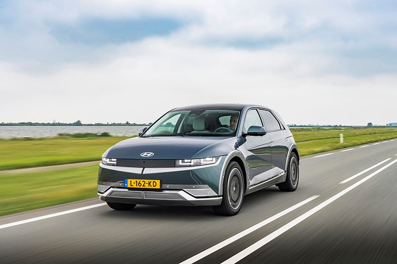 De volledig elektrische IONIQ 5 van Hyundai.