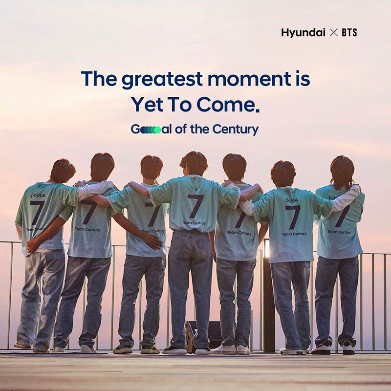 BTS maakte een remake van het nummer Yet To Come voor de World Cup-campagne Goal of the Century.