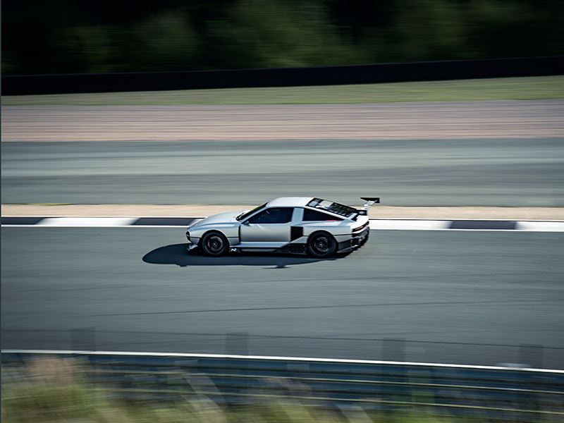 De aandrijflijn van de N Vision 74 van Hyundai biedt een riante actieradius op het circuit.