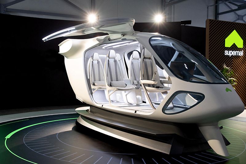 De eVTOL van Hyundai en Supernal is een elektrisch vliegtuig dat verticaal kan opstijgen en landen.