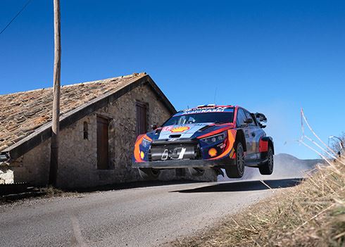 Podiumplaats voor Hyundai Motorsport in Rally van Monte Carlo