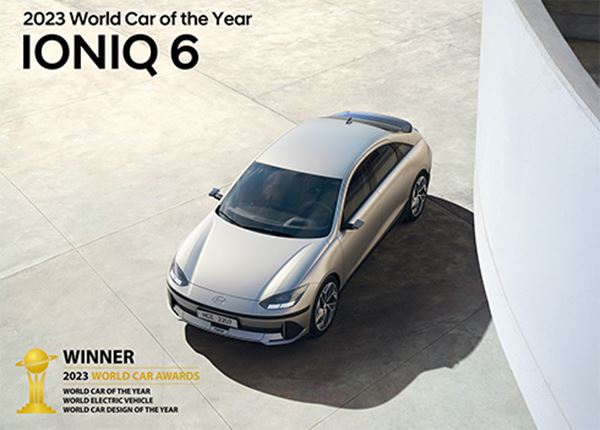 IONIQ 6 volgt IONIQ 5 op als World Car of the Year