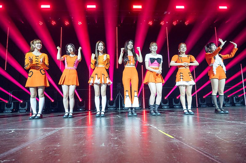 De 7-koppige meidengroep CSR zette AFAS Live volledig op z’n kop tijdens het 2023 Korean Culture Festival – powered by Hyundai.