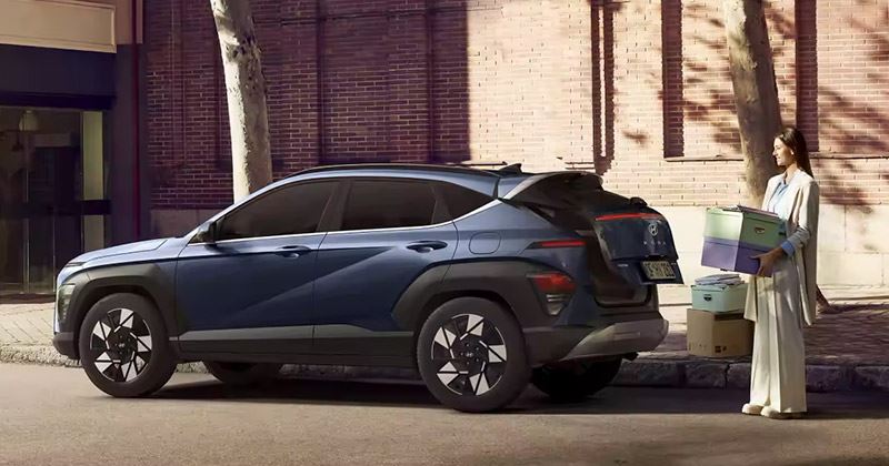 De Hyundai KONA Hybrid.