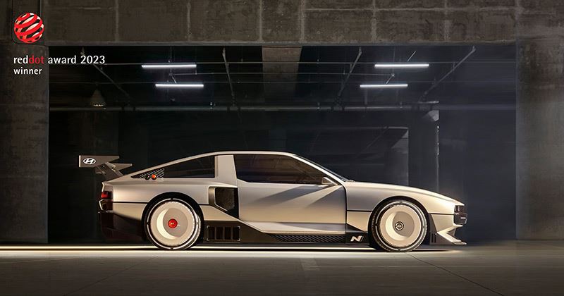 De N Vision 74 van Hyundai is onderscheiden met Red Dot Design Award.