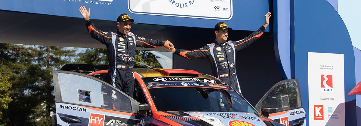 Dani Sordo bezorgt rallyteam van Hyundai Motorsport podiumplaats