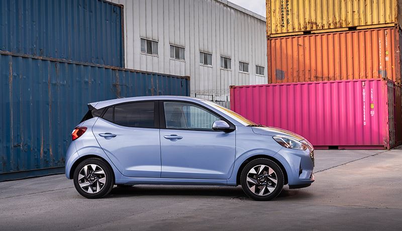 De Hyundai i10.