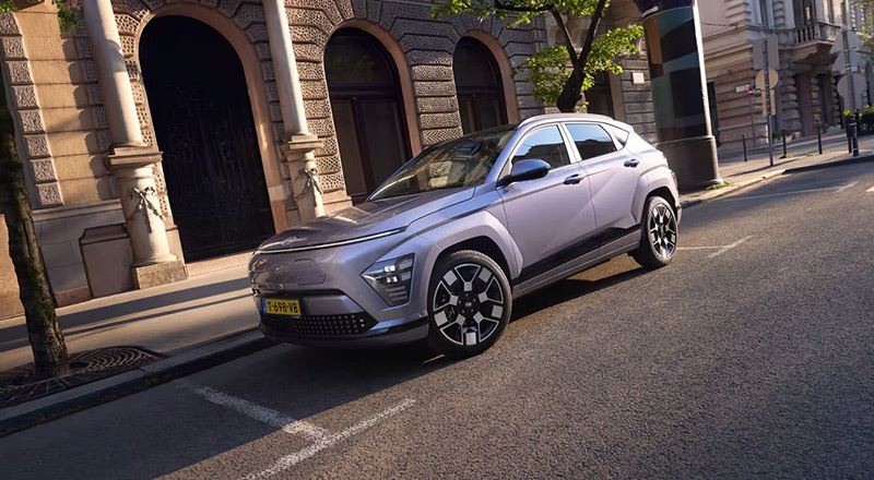 De Hyundai KONA Electric.