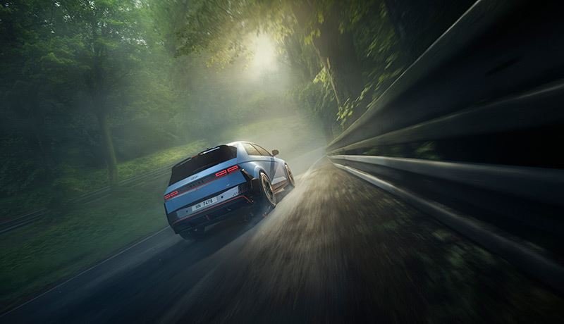 De 100% elektrische sportauto Hyundai IONIQ 5 N.