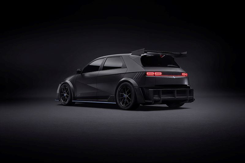 De IONIQ 5 N NPX1 was voor het eerst te zien op de Tokyo Auto Salon 2024.