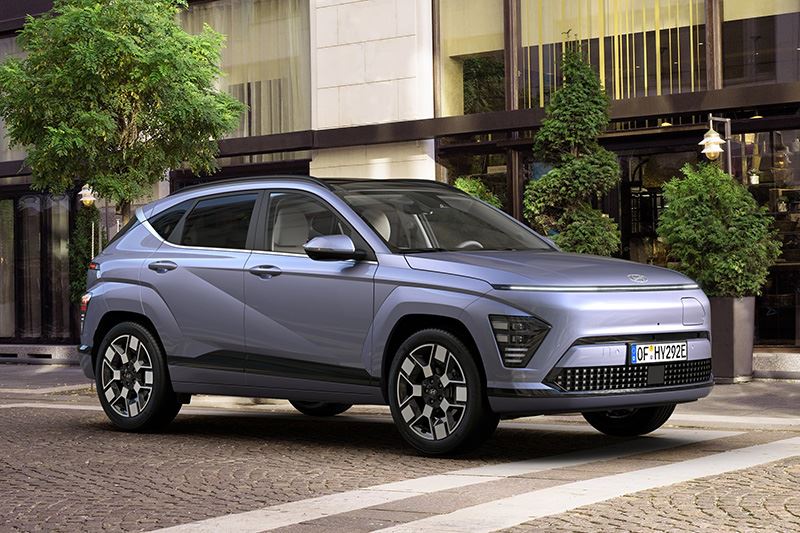 De Hyundai KONA Electric.