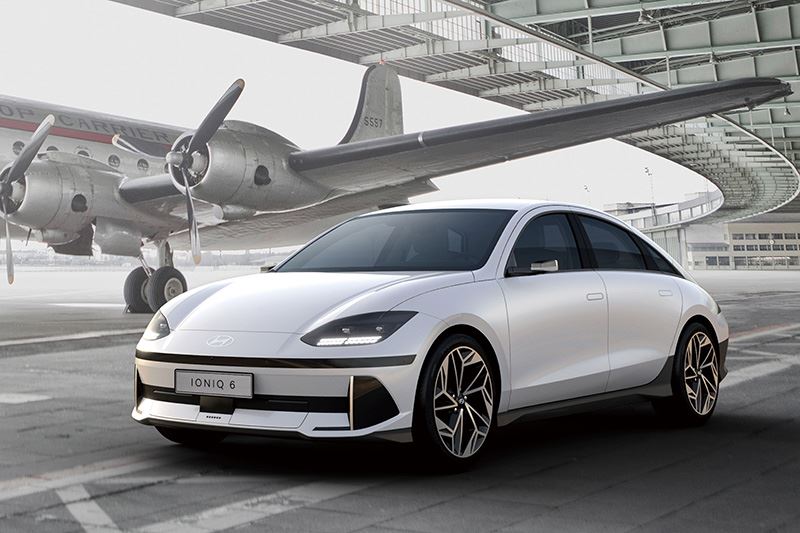 De Hyundai IONIQ 6.