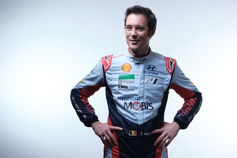 Thierry Neuville van Hyundai Motorsport is een van de grote favorieten voor de wereldtitel rallyrijden.