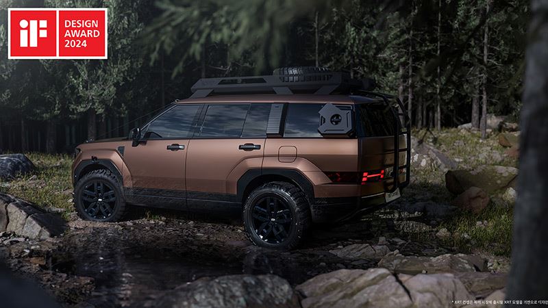 De Hyundai SANTA FE XRT Concept, een van de prijswinnaars bij de iF Design Awards 2024.